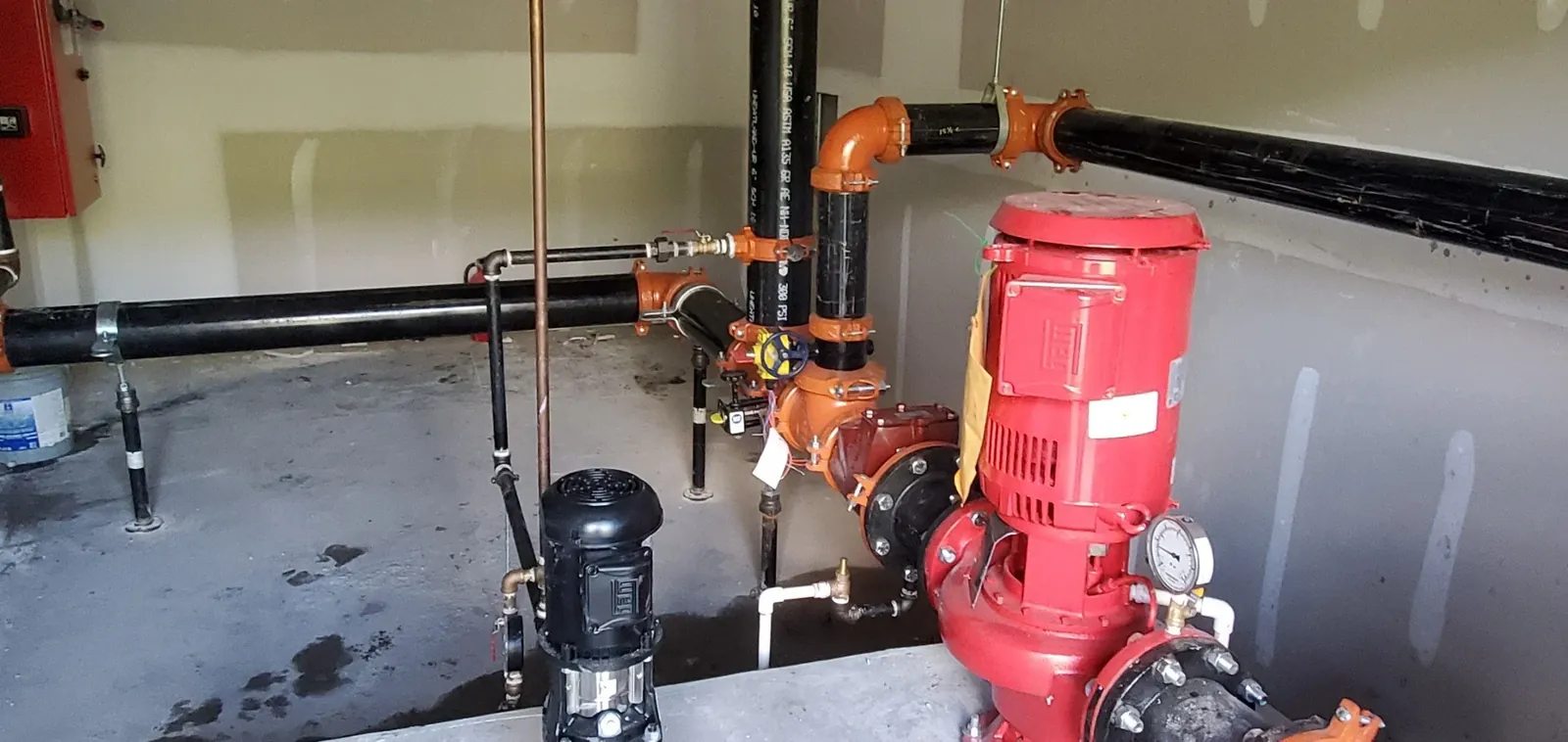 Fire protection system piping