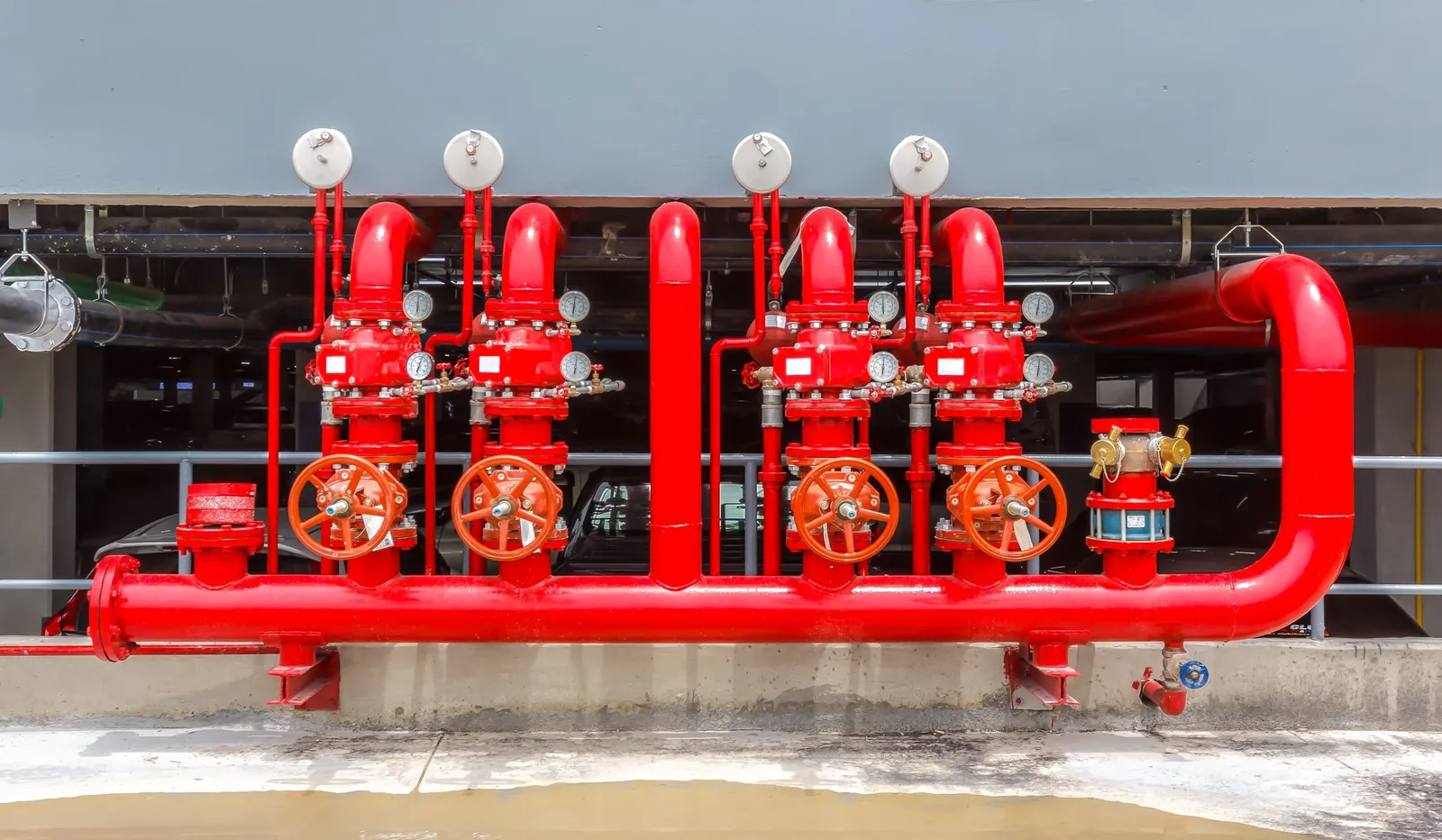 Fire sprinkler riser installation